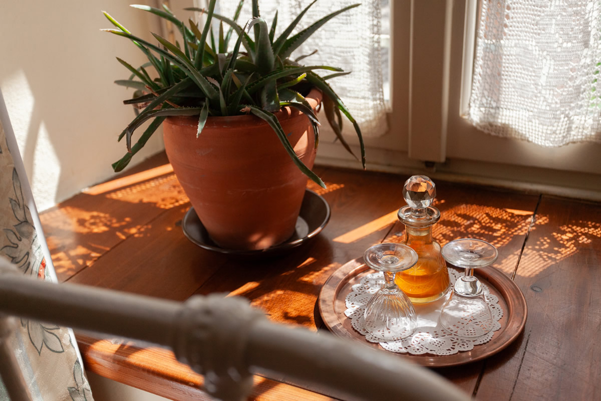 Gamila-kamer, Superior Familiekamer Terrasuitzicht, warm en levendig, onze superior familiekamer biedt een verscheidenheid aan uitzichten vanaf het terras tot aan de tuin, waardoor de gasten zich midden in het hart van het hotel bevinden.