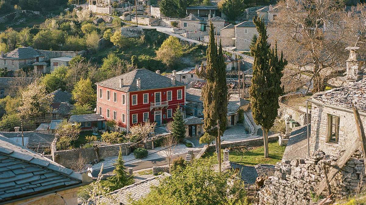 Porfyron hotel, Zagori, Griekenland