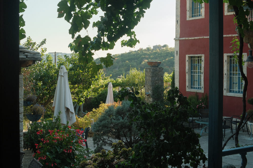 common spaces, porfyron hotel, zagori, greece